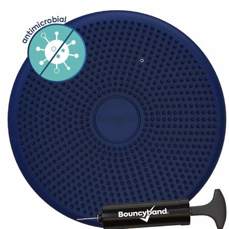 Bouncybands Antimicrobial Little Wiggle Seat Sensory Cushion, Blue 10.75in. MB27BUWS